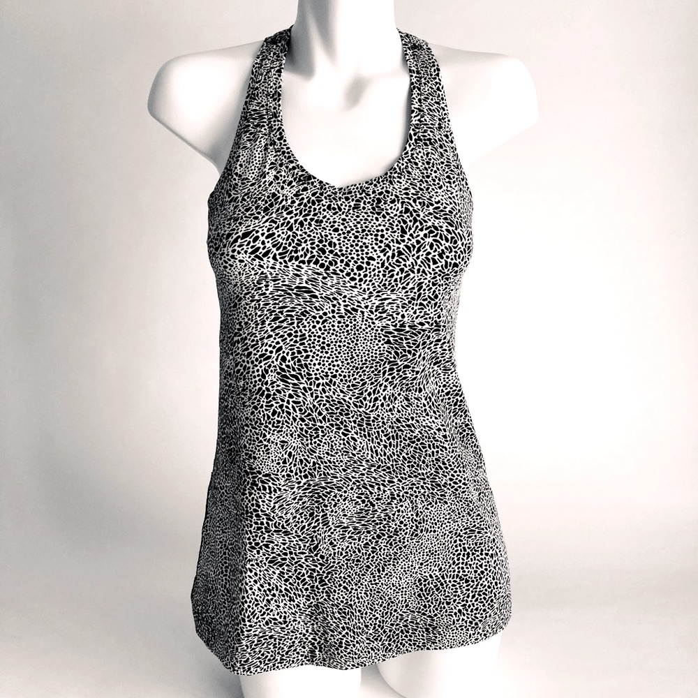 Lululemon Black White Tank Top size 4